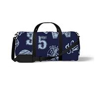 Aotmany Bolsa deportiva para gimnasio, yoga, baile, fin de semana, viaje, palmera tropical, bolsa de hombro para mujeres y hombres, Insignia de béisbol vintage, Talla única