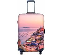 Aotmany Positano Napoli - Funda de equipaje de viaje para equipaje de 18 a 32 pulgadas, lavable, con cremallera oculta para maleta con ruedas, aprobada por la TSA, Como se muestra en la imagen, L