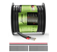 AOTOINK Cable Eléctrico 16/2 de 15,24M 2x1.3mm², 12/24V Cable de Calibre 16 para Automoción, Iluminación LED, Barco