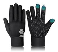 AOTOW Guantes de invierno para niños, térmicos, para correr, para pantalla táctil, cálidos, resistentes al viento, para niños de 4 a 12 años