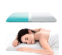 AOTOZE Almohada Baja y Firmeza | Almohada Dormir Boca Abajo | Almohadón Fina Y Plana | Cojín Cervical Baja Viscoelastica Fina 60x40x6 cm