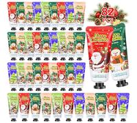 Aottom - Set de regalo de crema de manos de Navidad de 82 piezas, regalos de Navidad, loción de manos de tamaño de viaje, mini loción, regalos de Navidad para mujeres y compañeros de cuarto