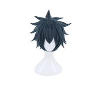 Aotu World Ray Mix Grey Blue Short Man Wig Cosplay Anime Styled Synthetic Hair Halloween Costume Game Play Wigs