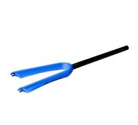 Aouoeeo Horquilla rígida BMX de Fibra de Carbono de 14/16/18/20" para Bicicletas Plegables, Frenos C, Horquilla Delantera de 9 x 74/100 mm, liberación rápida, 1-1/8"