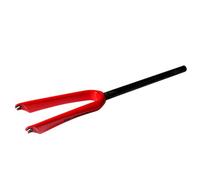 Aouoeeo Horquilla rígida BMX de Fibra de Carbono de 14/16/18/20" para Bicicletas Plegables, Frenos C, Horquilla Delantera de 9 x 74/100 mm, liberación rápida, 1-1/8"