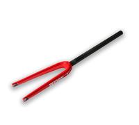 Aouoeeo Horquillas rígidas para Bicicletas Plegables de Fibra de Carbono de 14/16/18/20" para BMX, Delanteras Rectas de 1-1/8", Freno C de liberación rápida de 9 x 74/100 mm.