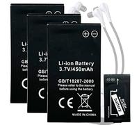 Aousavo 450mAh Gran Capacidad Aousavo (3 PCS) SM-002-BAT batería de Repuesto Compatible con Auriculares inalámbricos SIMOLIO TV SM-823, SM-823D, SM-823D Pro, SM-824D1, SM-824D2, SM-828D1, Simolio