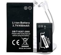 Aousavo Aumento de la Capacidad en un 28% 450 mAh SM-002-BAT batería de Repuesto Compatible con Auriculares inalámbricos SIMOLIO SM-823, SM-823D, SM-823D Pro, SM-824D1, SM-824D2, SM-828D1,D2 batería