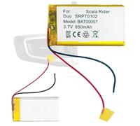 Aousavo BAT00007 Batería de repuesto compatible con [Cardo] Packtalk Duo, Scala Rider Packtalk, SRPT0102 Replaces BAT00007 Replacement batteria