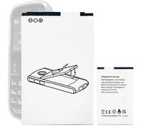 Aousavo Batería de repuesto AK-V27 V50 compatible con EmporiaACTIVE, Euphoria y Euphoria LTE 1200 mAh para personas mayores