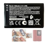 Aousavo Batería de repuesto BL-L5J compatible con Nokia 105 2G 2023 teléfono (NO para 4G) PN: BL-L5J 1000 mAh / 3,70 Wh