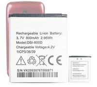 Aousavo Batería de repuesto DBI-800D DBI-800D compatible con Doro Liberto 650, Secure 580, Secure 580IUP DBI-800B