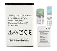Aousavo Batería de Repuesto DBO-1000A Compatible con Doro 2404,Doro 1370,Doro 5860,Doro 6040,Doro 6060,Doro 6820,Doro 6880,Doro 7439