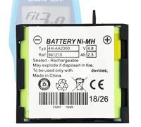 Aousavo Batería de repuesto de alta capacidad, 2300 mAh, CO5 941210, compatible con dispositivos estimuladores Compex 4H-AA1500, 4H-AA2000, 4H-AA2300, CO5 941210, 941213 (2300 mAh, 4,8 V)