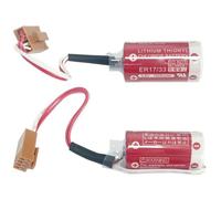 Aousavo Batería de repuesto ER17/33 (1600 mAh, ER17/33, compatible con Omron 3G2A9-BAT08, C500-BAT08, Maxell ER17/33)