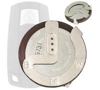 Aousavo Batería de repuesto original de 105 grados para piernas VL2020, compatible con BMW X3 X5 X7 Z4 E60 E81 E91 E92 X5 Z4 E39 E46 E52 E90 E96 Car Key Fob Rechargeable Battery