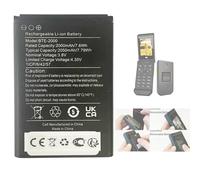 Aousavo BTE-2000 batería de repuesto compatible con Caterpillar CAT S22, CAT S22 Flip teléfono móvil para personas mayores BTE-2000