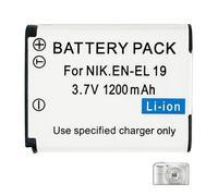 Aousavo EN-EL19 - Batería de repuesto compatible con Nikon Coolpix A100, A300 / Nikon Coolpix S32, S33, S100 / Nikon Cool pix W100, W150