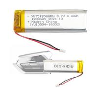 Aousavo Sena 50R - Batería de repuesto Sena 50R compatible con Sena 50R, 50R-01,50R-01D Motorcycle Bluetooth Headset -2-Wire