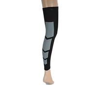 Aoutecen Soporte Elástico Antideslizante Largo para Pantorrillas Soporte para Deportes Al Aire Libre Portátil Ajuste Universal para Protección Deportiva para Correr, Caminar, Caminar(Negro, L)