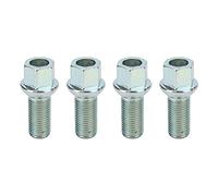Aoutecen Tornillos de máquina 4 Piezas Tornillos de Cubo de Rueda Tornillos de Perno de orejeta de Rueda de Hierro M14x1.5 Accesorios de Rosca compatibles con A3 / A4l / / / A8 Q3 /