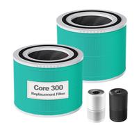AoutoRui Core 300 - Filtro de repuesto para LEVOIT Core 300 Core 300-P Core 300S-P, Core 300-RF-TX, 2 unidades