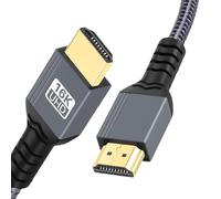 AOUZOVLI 16k Hdmi 2.2,2 M,96 Gbit/S Alta Velocidad Cable Hdmi,16k@60Hz,8k@240Hz,4k@480Hz,Earc,Hdr10+,Dolby Atmos/Vision,Apto Para Ps4 // Televisor/Pc Para Juegos/Monitor/Proyector