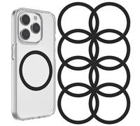 AOUZOVLI 8 PCS Anillo con Adhesivo 3m Anillo Accesorios Adaptador Universal Compatible para Galaxy Serie S23/S22/S21/S20, Phone Serie 15/14/13/12
