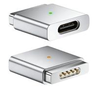 AOUZOVLI Adaptador USB C a Magnético para Magsaf 2, Adaptador de Carga USB C a Magnetic 2, Carga Rápida PD 100W, Compatible con MacBook 15inch A1398/MC976/MD506/ME665/ME293/ME294 2012-2015