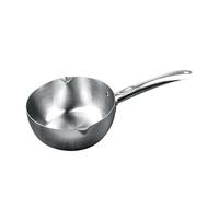 Aoveew Milk Warmer Pot Stainless Steel Multi Functional Pot for Cooking Soup Porridge and Milk for Household Kitchen (18cm / 7.1in)