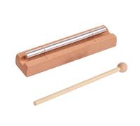 AOVNA Carillón de energía con barras de timbre solo, campanas de mano, instrumentos de percusión de madera con mazo para meditación y relajación