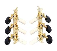 AOWINHIT 2 Piezas PEGAS de Ajuste de Guitarra Llaves de Ajuste de Cuerda Abierta Sintonizadores de Cabezales de Cobre para Guitarras Clásicas y Acústicas