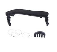 AOWINHIT 3 en 1 Kit de Piezas de Violín de Reposo de Hombro Cadena Mute Conjunto Completo de Accesorios de Instrumentos Musicales para Violín 3/4 y 4/4, Kit de Violín de Juego Completo