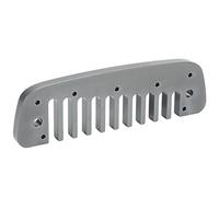 AOWINHIT Aleación de Aluminio 10 Hoyos Instrumentos de Peinado de Armónica Pequeña para Principiante, Accesorio de Instrumentos de Armónica Pequeño, Aleación de Aluminio PARTE (Gris)