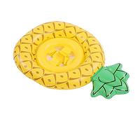AOWINHIT Anillo de Natación Inflable para bebé, Asiento de Agua Suave para Niños Pequeños Que Aprenden a Nadar, PVC Ecológico de 106x44cm (Anillo de natación de piña)