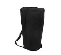 AOWINHIT Bolsa para Tambor Djembe de 8 Pulgadas, Estuche de Transporte Impermeable de Tela Oxford con Doble Cremallera, Perfecto para Tambores Africanos, Negro, Liviano y Portátil