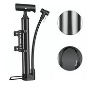 AOWINHIT Bomba de Bicicleta de Montaña Mini Bomba de Piso Portátil de Aleación de Aluminio Duradera para Inflar Neumáticos de Bicicleta, Adecuada para Bicicletas de Montaña, Bicicletas de Carretera,