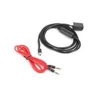 AOWINHIT Cable Adaptador Auxiliar para Automóvil de 3,5 Mm para E85 E83 E53 E60 Conexión de Audio Compacta y Liviana para Vehículos 1,5 M