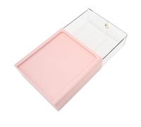 AOWINHIT Caja de Almacenamiento con Cajones Transparente para Oficina en | Gran capacidad, material PET, doble refuerzo, apto para oficina, escuela