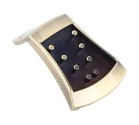 AOWINHIT Corta de de Zinc de Mandolina Profesional sin Ruido 8 Cuerdas de de Mandolina Tradicional con Tornillo para Mandolinas Arqueadas de Bronce Antiguo