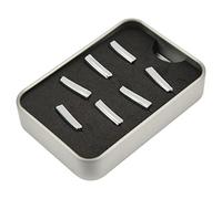 AOWINHIT Cubierta Protectora Cromada para Botón de Elevación de Ventana, ABS Duradero, 7 Unidades, para 1, 2, 3, 4 Series, F20, F22, F30, F31