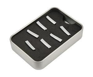 AOWINHIT Cubierta Protectora Cromada para Botón de Elevación de Ventana, ABS Duradero, 7 Unidades, para 1, 2, 3, 4 Series, F20, F22, F30, F31