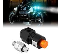 AOWINHIT de Frenos Antibloqueo de Motocicleta con Control de Alta Precisión para Frenado de Emergencia en Carreteras Mojadas, Aleación de Aluminio, Negro/67 Mm (66mm)