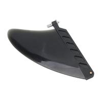 AOWINHIT Diseño Elegante del Control Mejorado de la Aleta de la Tabla Hawaiana de TPU 4.6in para el Reemplazo del Surf de Longboard (Negra)