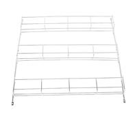 AOWINHIT Estante para Condimentos Montado en la Pared de Hierro, Diseño | Construcción robusta de hierro, Alojamiento versátil para tarros, Limpieza sin esfuerzo, Ideal para cocina, Almacenamiento
