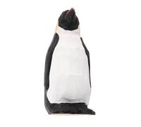 AOWINHIT Estatua de Pingüino de Madera, Exquisito Diseño Pintado a Mano | Aspecto lindo, material de madera compuesto, adecuado para decoración del hogar, acabado brillante, pieza decorativa