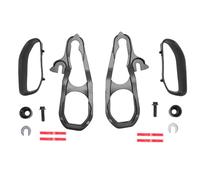 AOWINHIT Ganchos de Remolque Delanteros Resistentes Izquierdo Derecho Negro con Hardware 82215268AB Reemplazo 1500 DT 3.6L 5.7L Motor 2019-2022 Aplicable para 1500