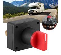 AOWINHIT Interruptor Aislador de BateríA Universal, Selector de Potencia Compacto y Duradero, Control de Encendido/apagado para Automóvil, Barco, Vehículo Recreativo y Camión, Negro/rojo, 300 A, 1