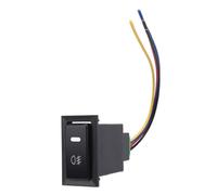 AOWINHIT Interruptor de Botón de 4 Polos de 12 V con Luz Indicadora de Fondo LED para Lámpara Antiniebla DRL Barra de Luz LED Compatible con Hiace, Interruptor de