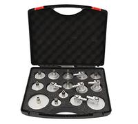 AOWINHIT Juego de Adaptadores de Cilindro Maestro de 15 Piezas, Kit de Purga de Líquido de Frenos a Prueba de Fugas Apto para Automóviles Alemanes, Japoneses, Coreanos y Europeos